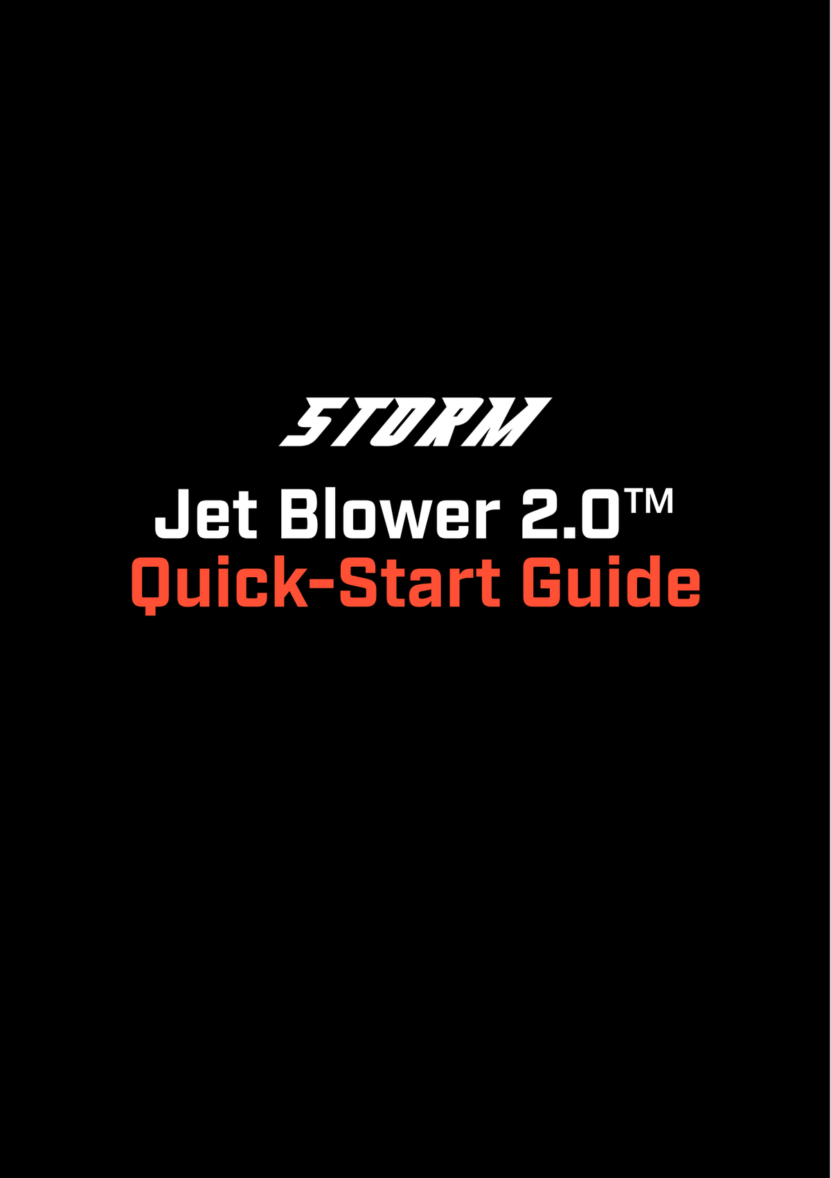 Jet Blower 2.0 Quick Start Guide